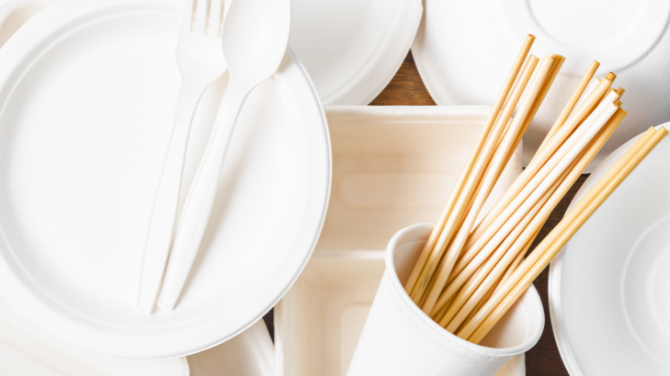 Βάλε στη ζωή σου βιοδιασπώμενα οικολογικά είδη σερβιρίσματος Title